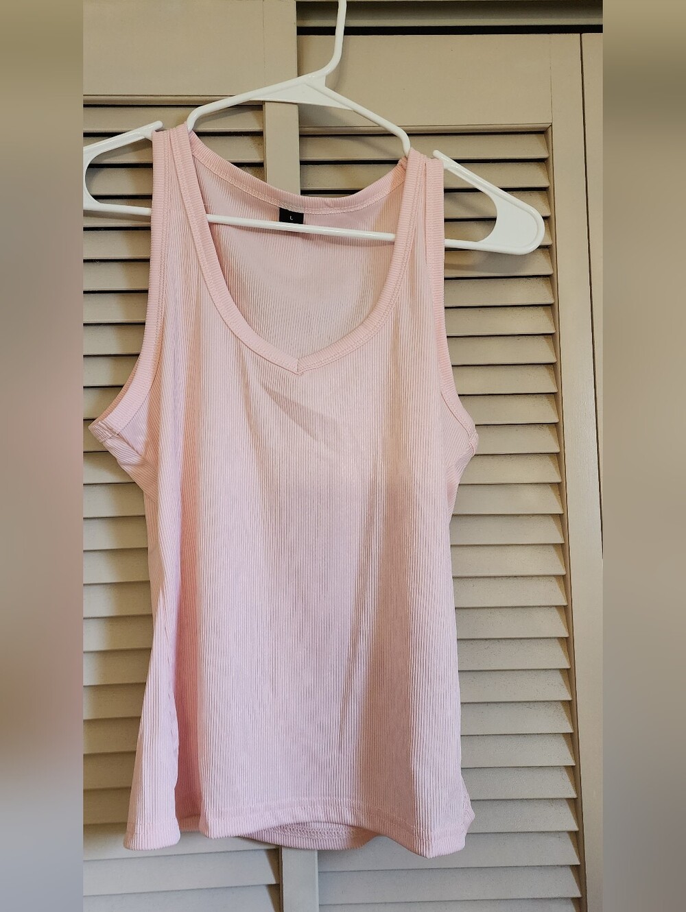 Women’s Lightweight Ribbed Tank Top - Pink